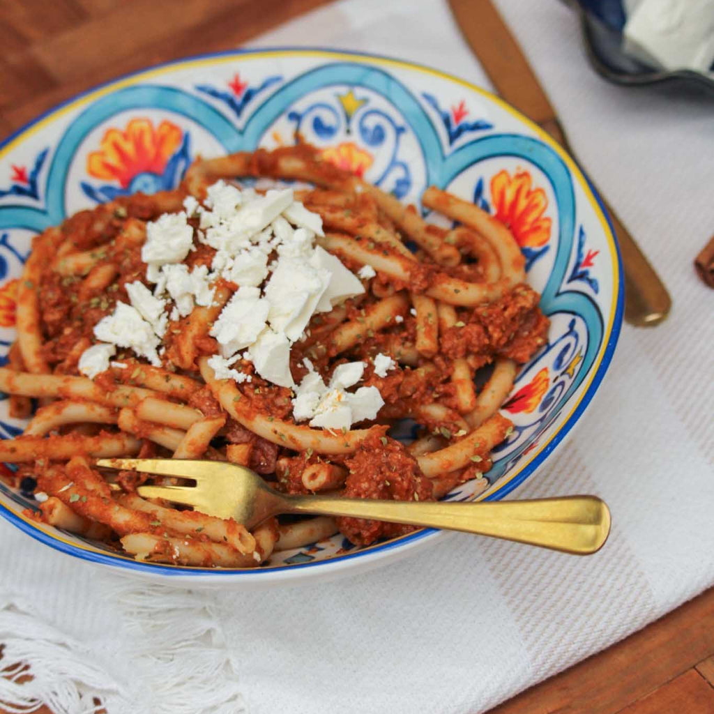 Griekse Spaghetti met Rundergehakt (Makaronia Kima)