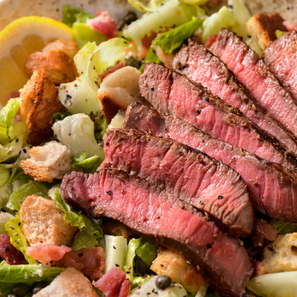 Afbeelding Caesar Salade met Flat Iron Steak | MeatDiscounter