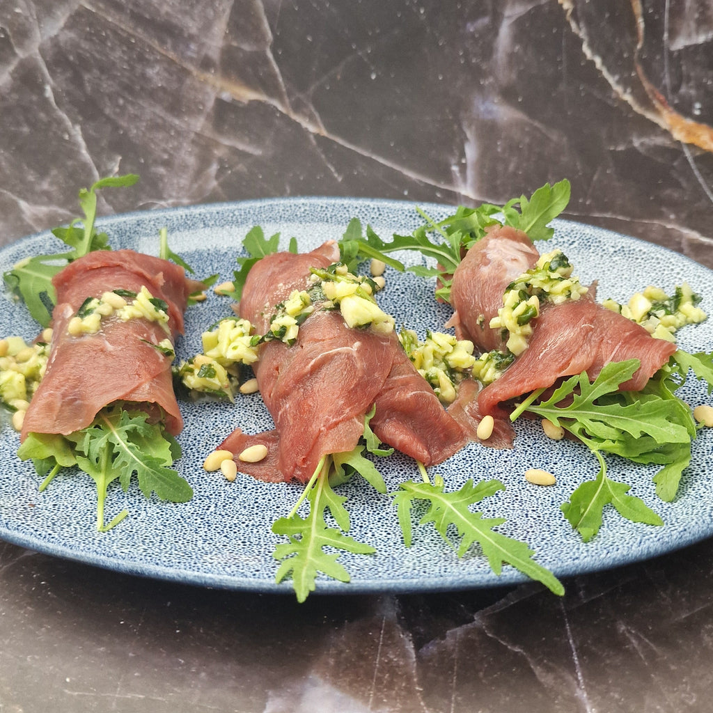 Gevulde Carpaccio Rolletjes