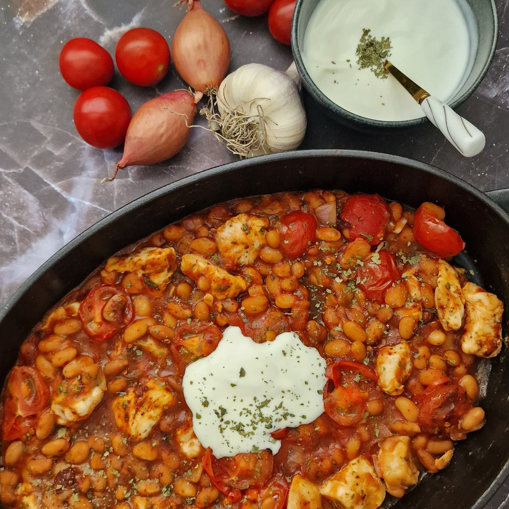 Bonenschotel met Kipfilet